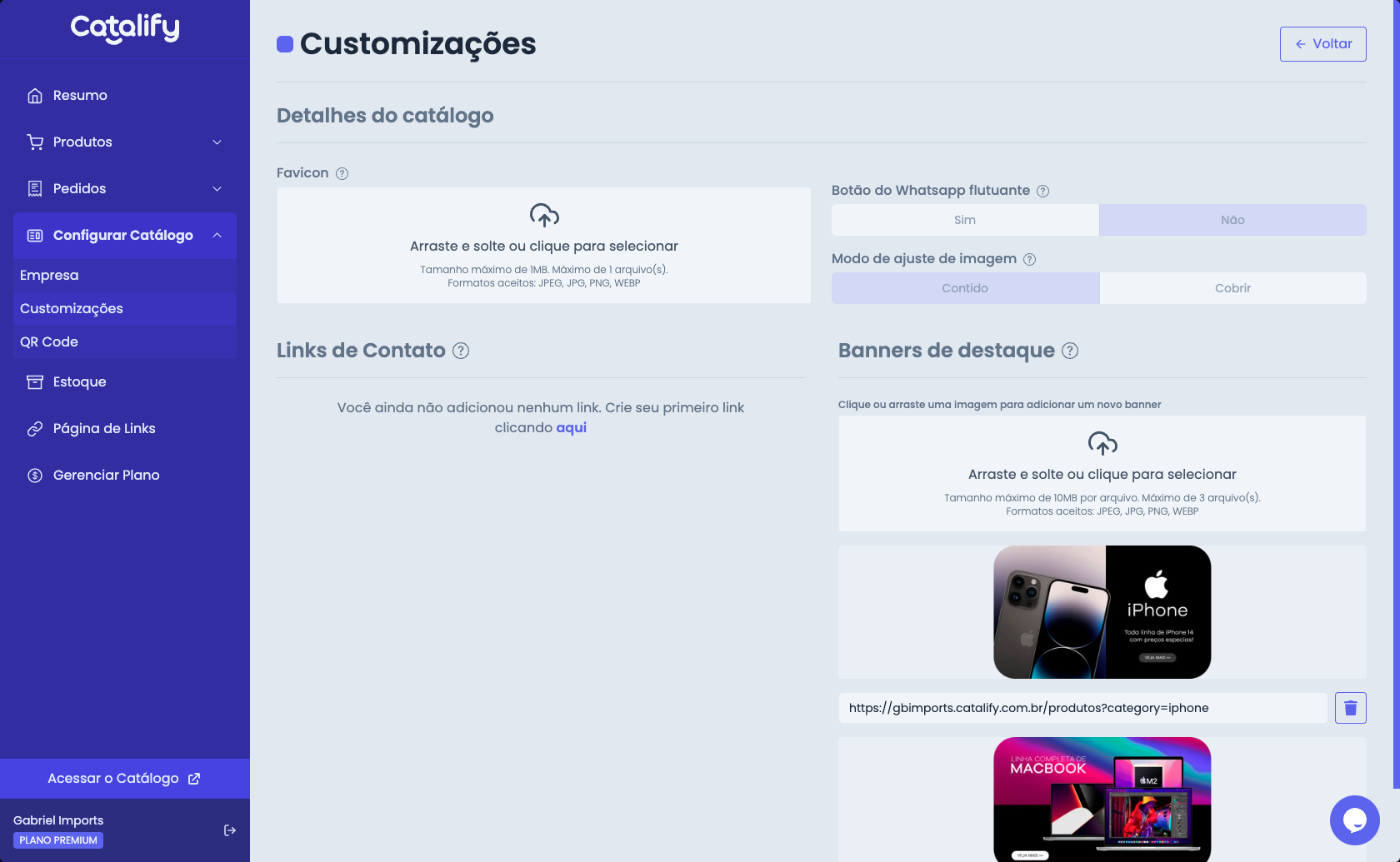 Dashboard - Customizations