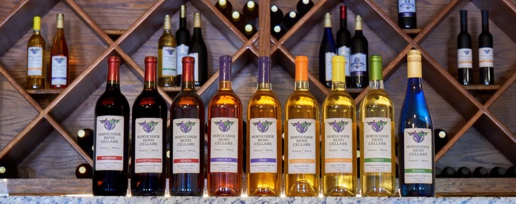 Horseshoe Bend Cellars makes a variety of excellent wines.