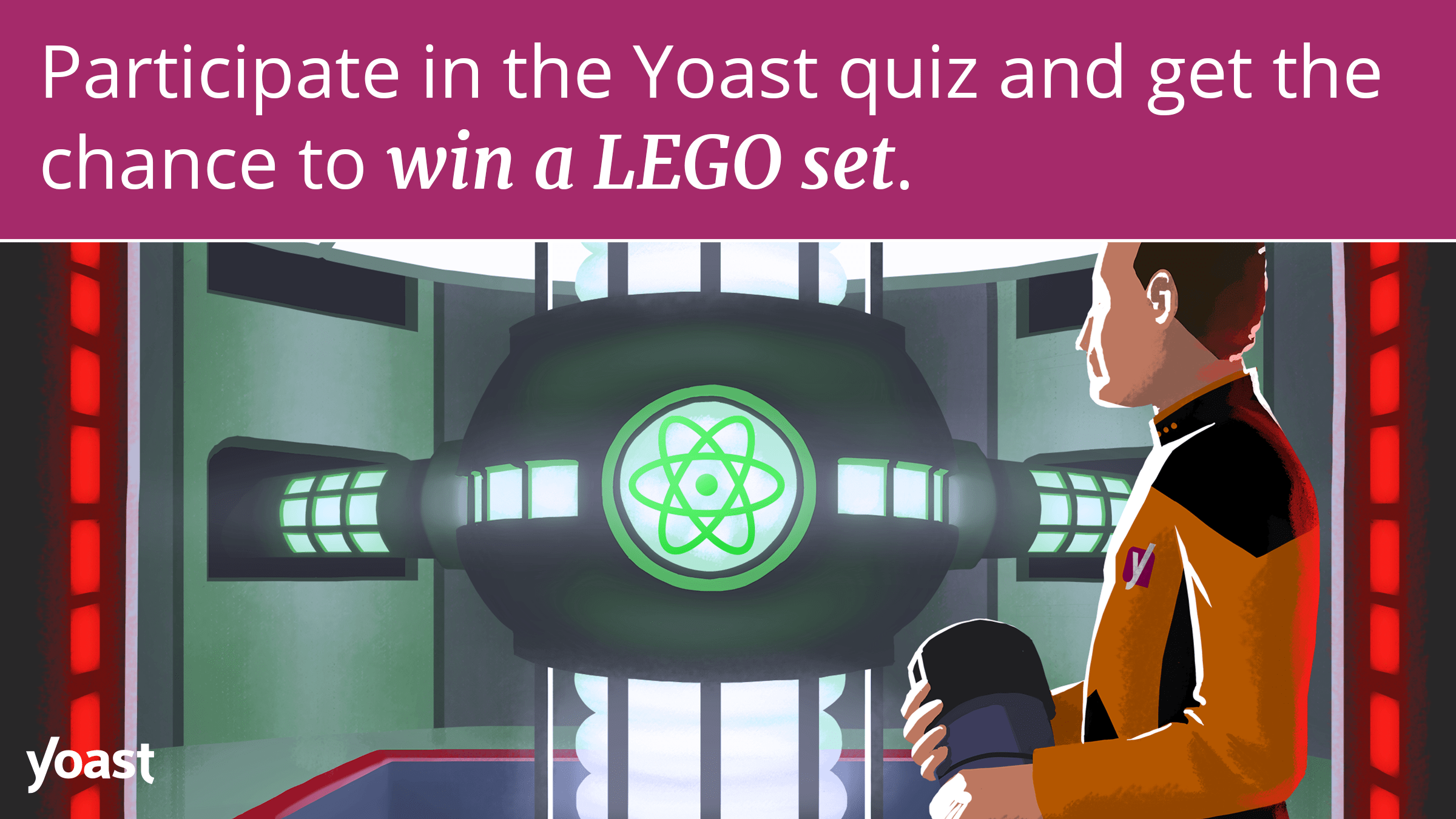 <p>Join the quiz and get a chance at winning a LEGO set! </p>
