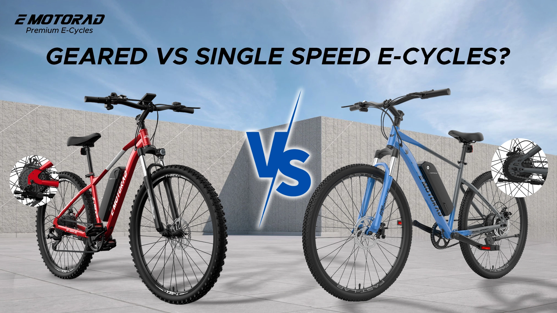 Single speed to geared online