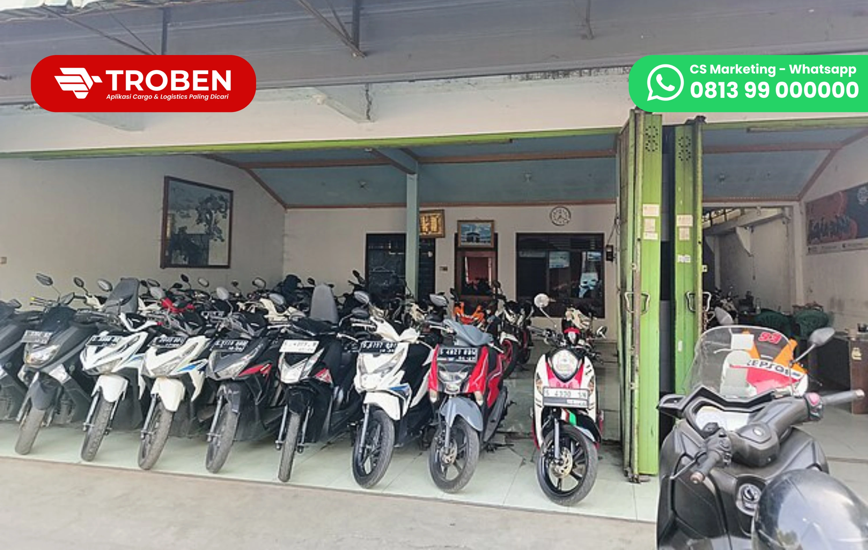 Prosedur Aman Kirim Motor Bekas Bandung, Andalkan Pengiriman Bersama Troben!