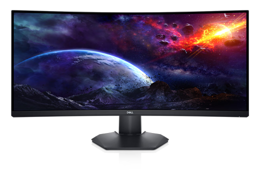 Imagem do produto Monitor Curvo WQHD 34" Dell S3422DWG em Ponto Frio