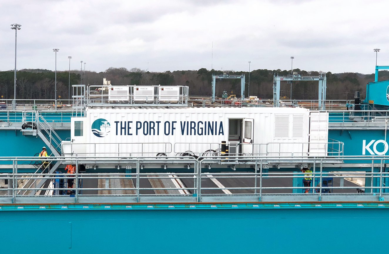 Refrigeración del armario de control en una instalación portuaria norteamericana