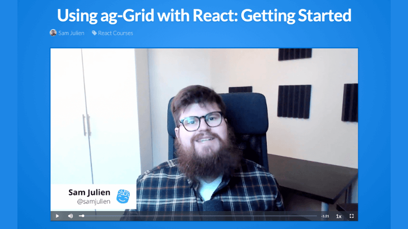 <p>Free AG Grid React Course</p>
