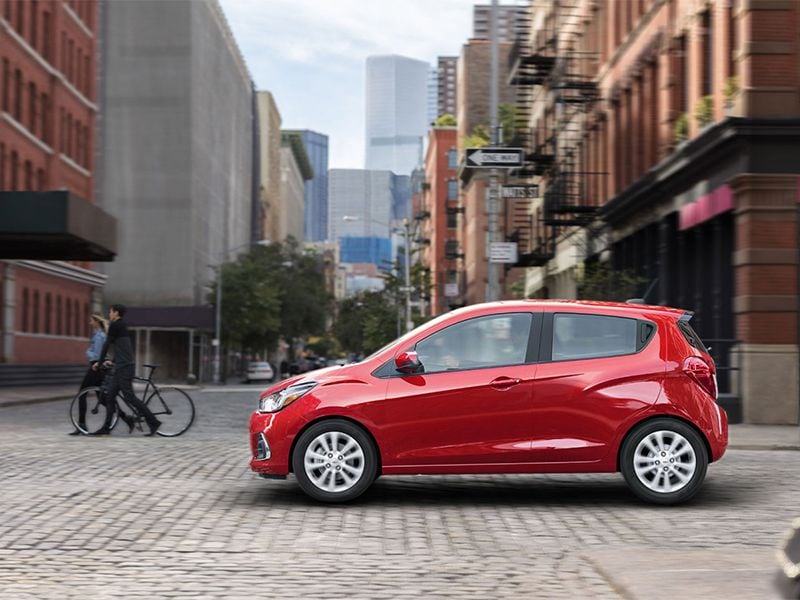 2017 Chevrolet Spark profile in city ・  Photo by Chevrolet