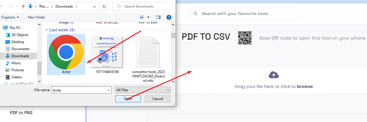 How to convert pdf to csv free