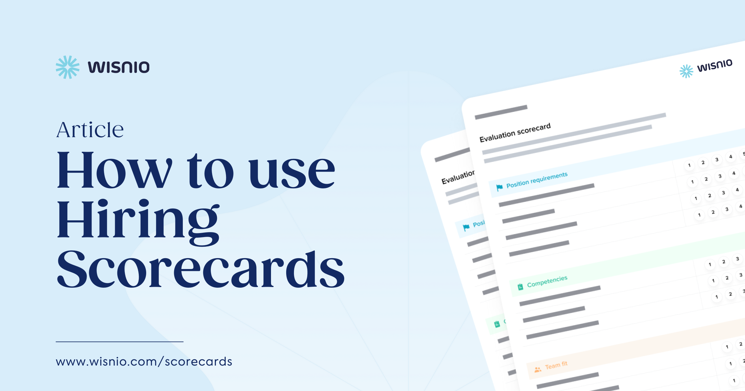 How to use Hiring Scorecards | AssessioAI