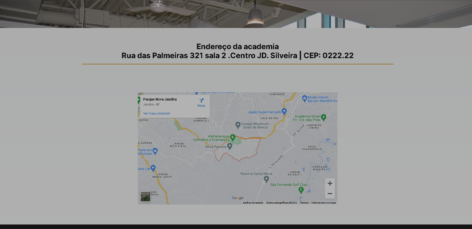 imagem da sessao Endereço
