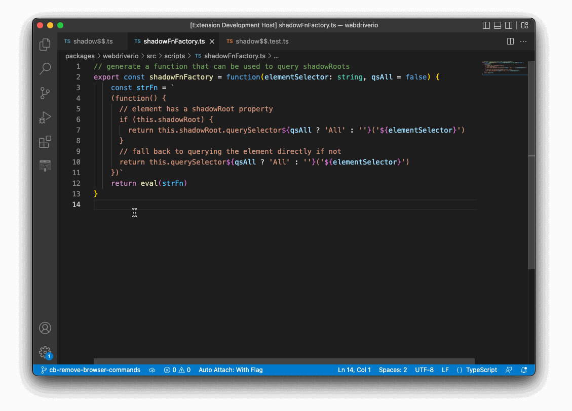 Screencast demo of VS Code Issue Explorer