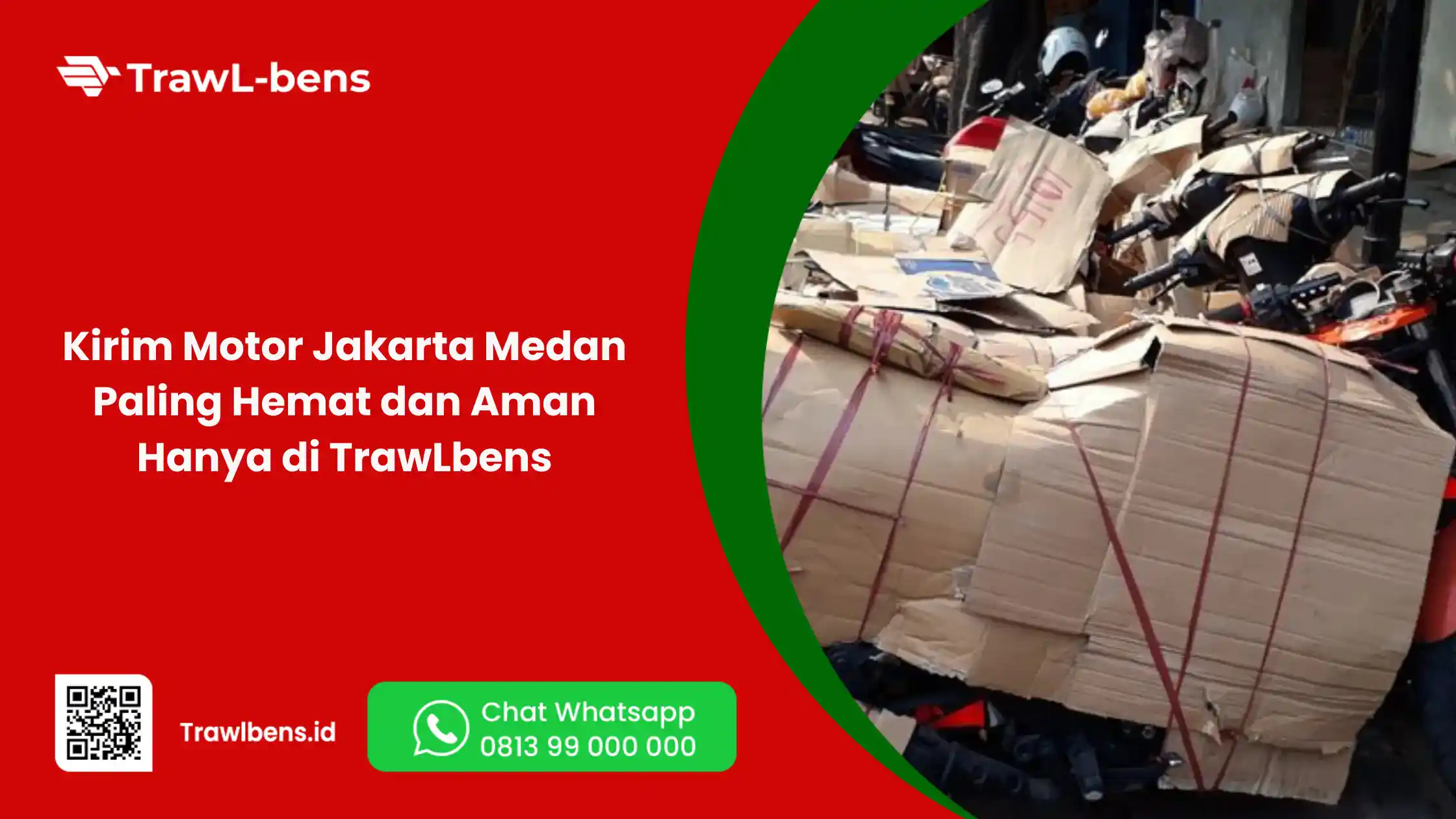 Kirim Motor Jakarta Medan Paling Hemat dan Aman Hanya di TrawLbens