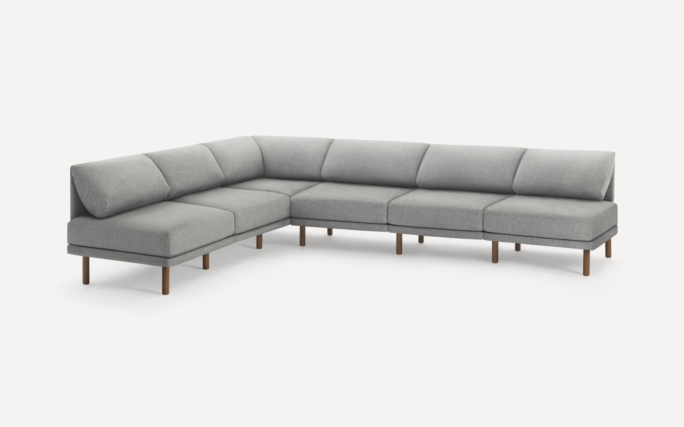 Thumbnail of Range Fabric 6-Piece Open Sectional Sofa - Burrow
