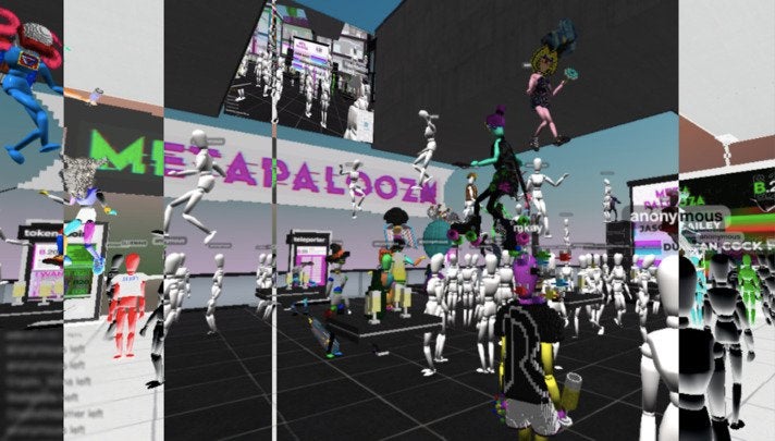 Avatare und Pixel statt Art-Crowd und Prosecco: So sah das virtuelle Kunst-Festival Metapalooza aus