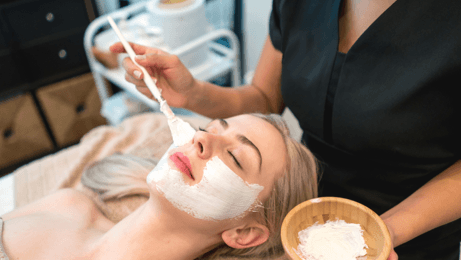 Facial therapist deals