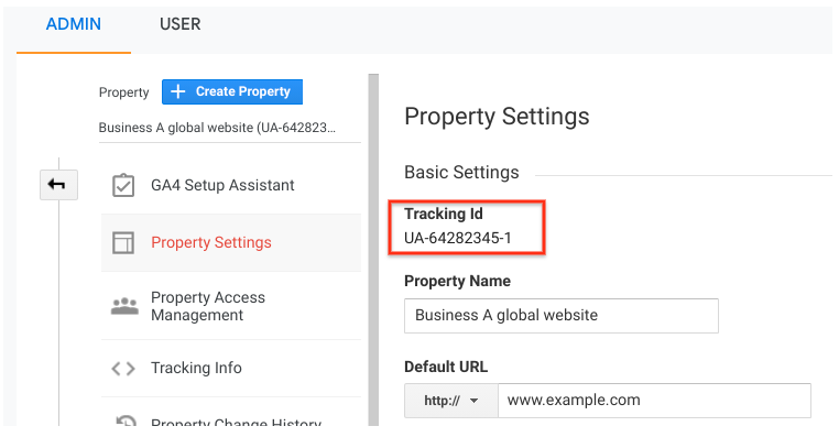 Google Analytics Tracking-ID