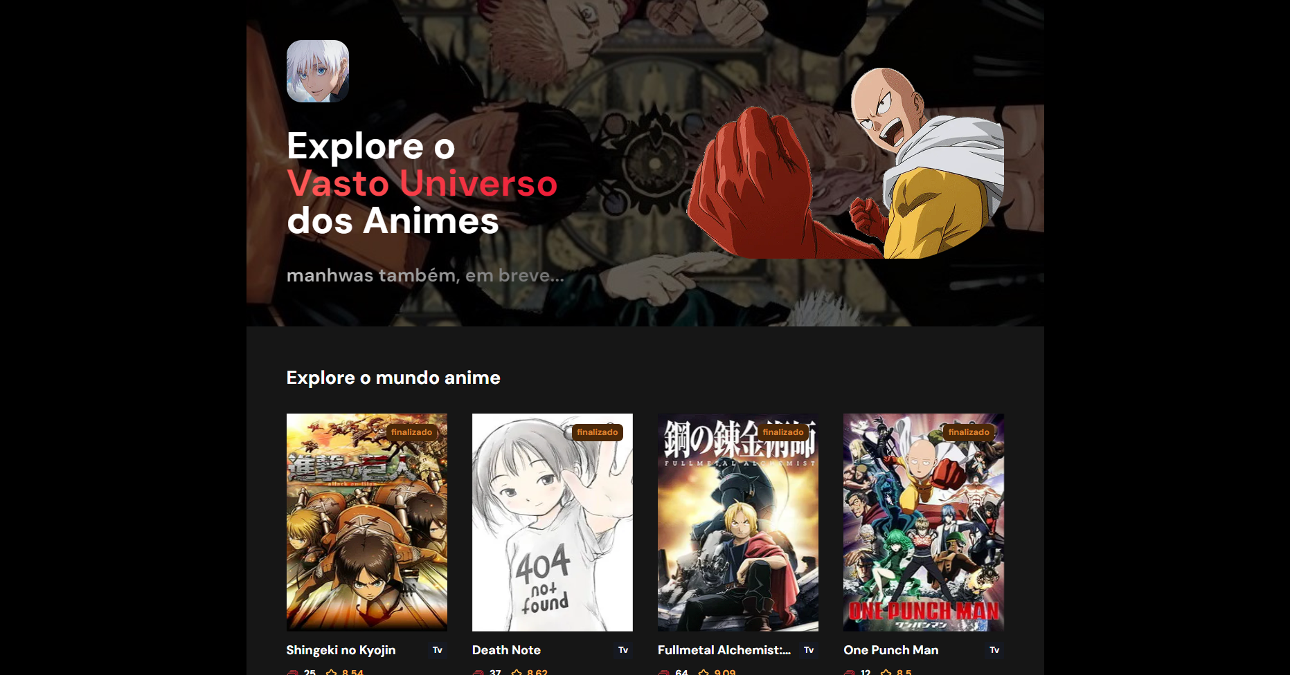 Tumbnail do projeto Anime Vault