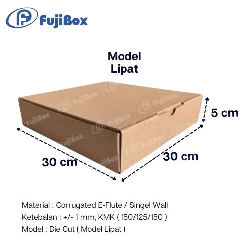 FUJIBOX DUS KARTON | CORRUGATED 30 x 30 x 5 | DUS KOTAK PIZZA