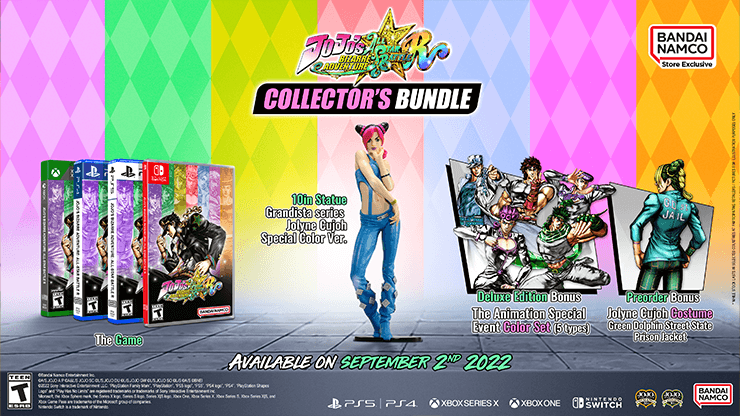 JoJo's Bizzare Adventure: All-Star Battle R - Jolyne Cujoh Costume Green  Dolphin Street State Prison Jacket DLC