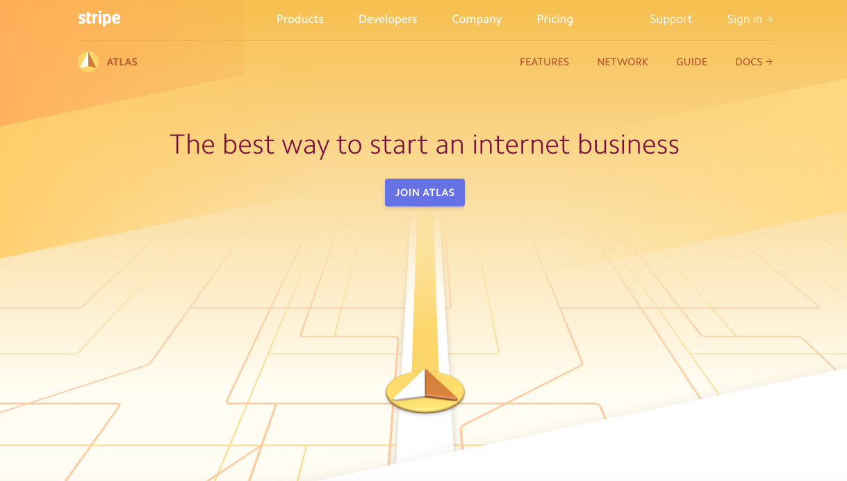 Stripe Atlas: Put the Burdens of Establishing Your Company on Its Shoulders