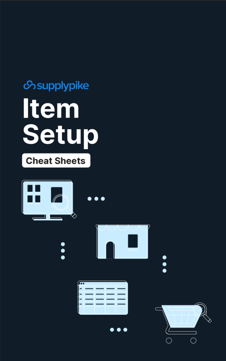 Walmart Item Setup Cheat Sheet