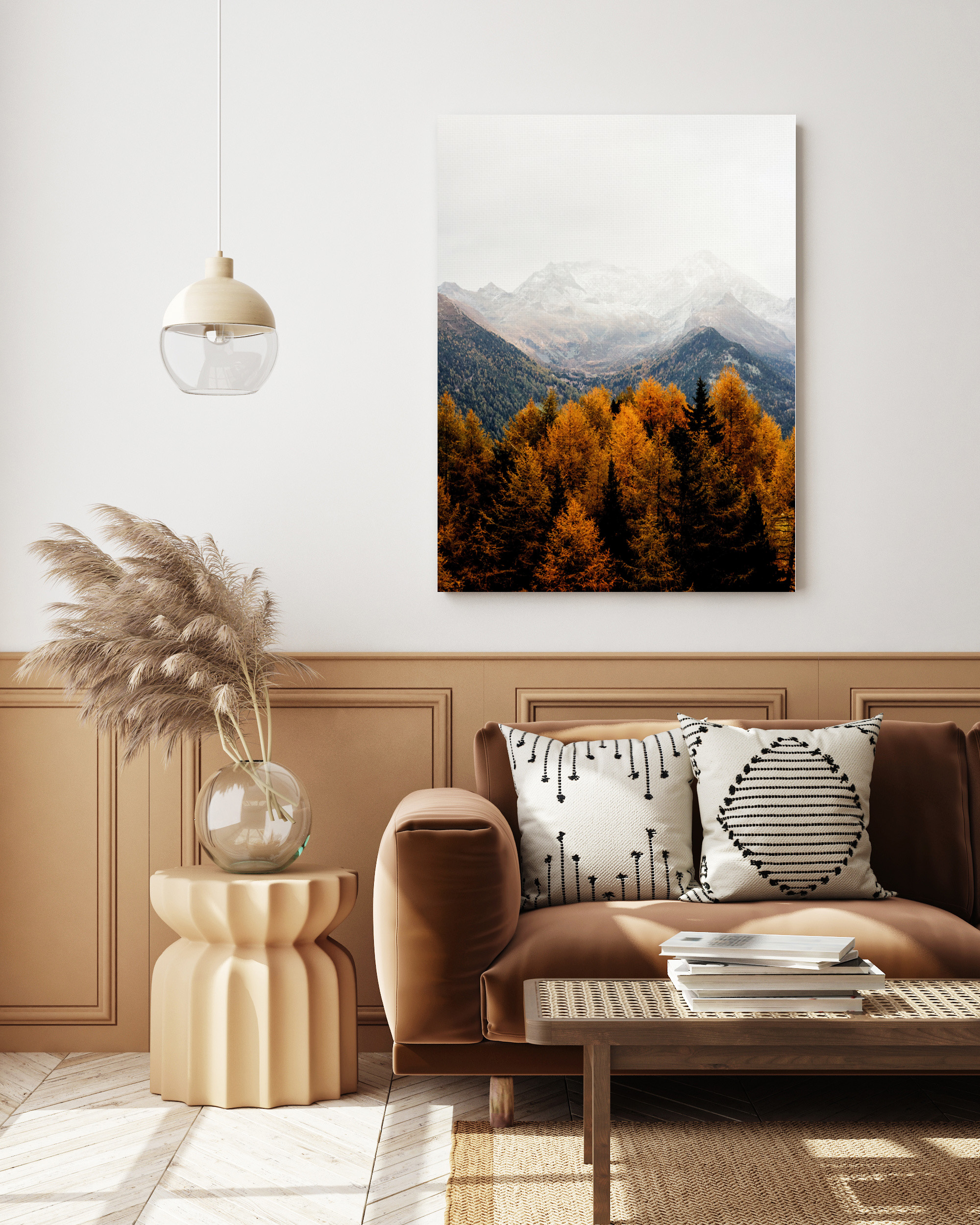 Canvas print of fall landscape