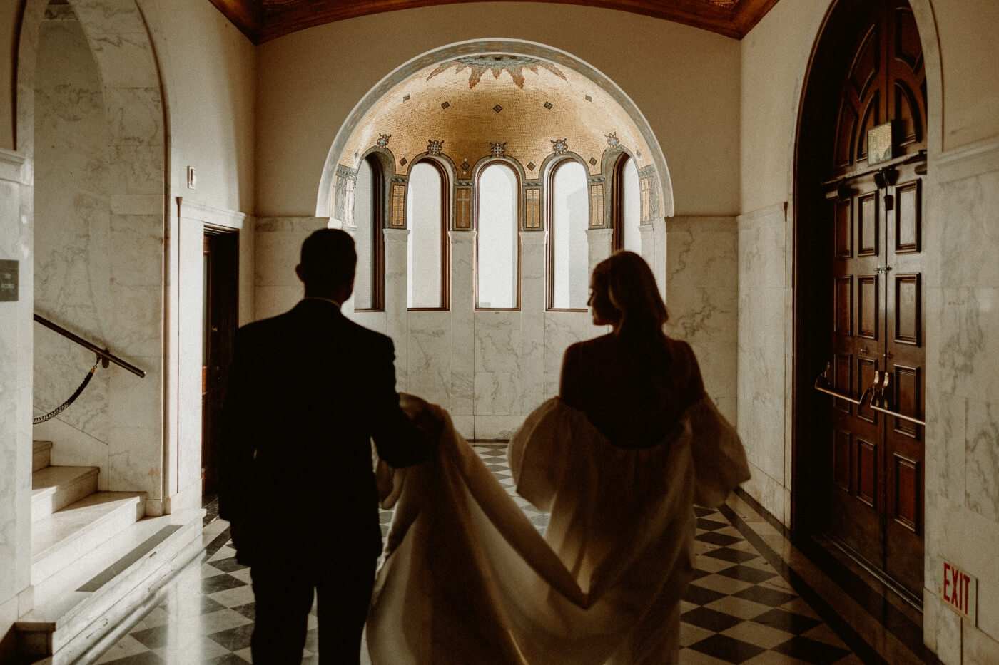 couple in dome 