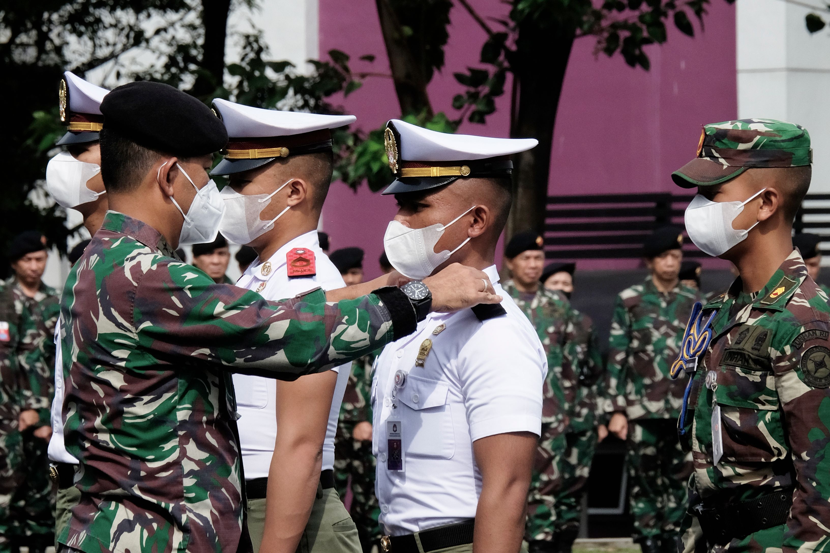 Kenaikan Pangkat Kadet Mahasiswa S-1 Universitas Pertahanan RI Tahun 2023/2024