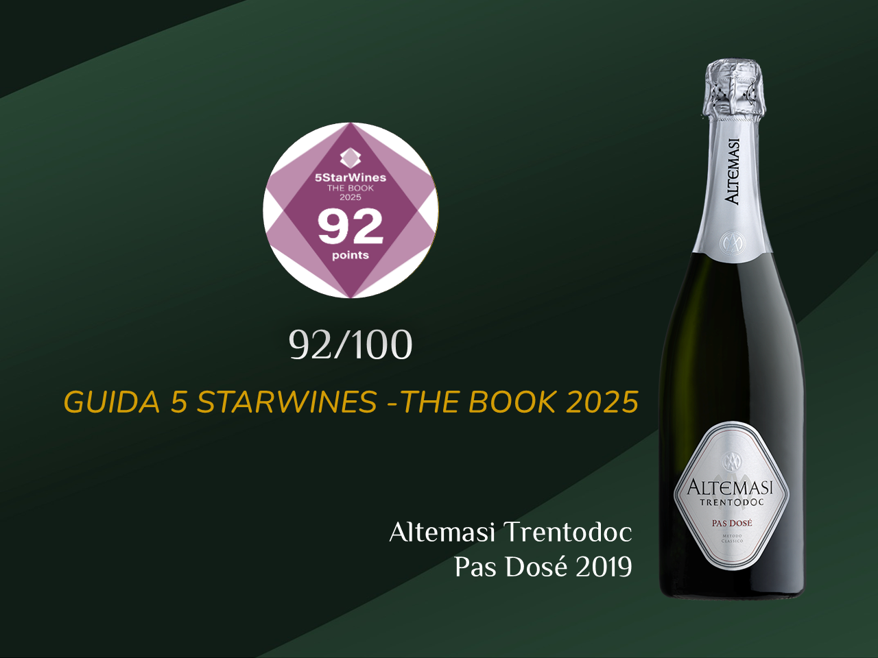 PREMIO 5STARWINES PER ALTEMASI PAS DOSE'