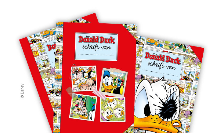 Donald Duck Set van 3 schriften