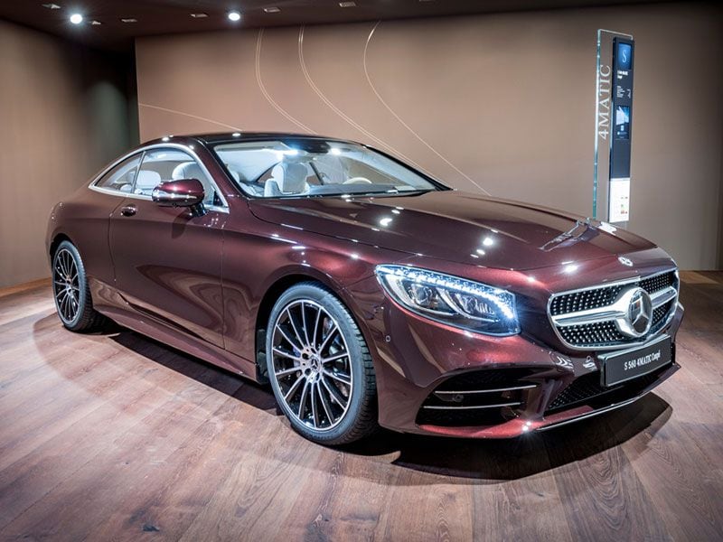 2019 Mercedes Benz S Class Exclusive Edition coupe ・  Photo by Mercedes-Benz 