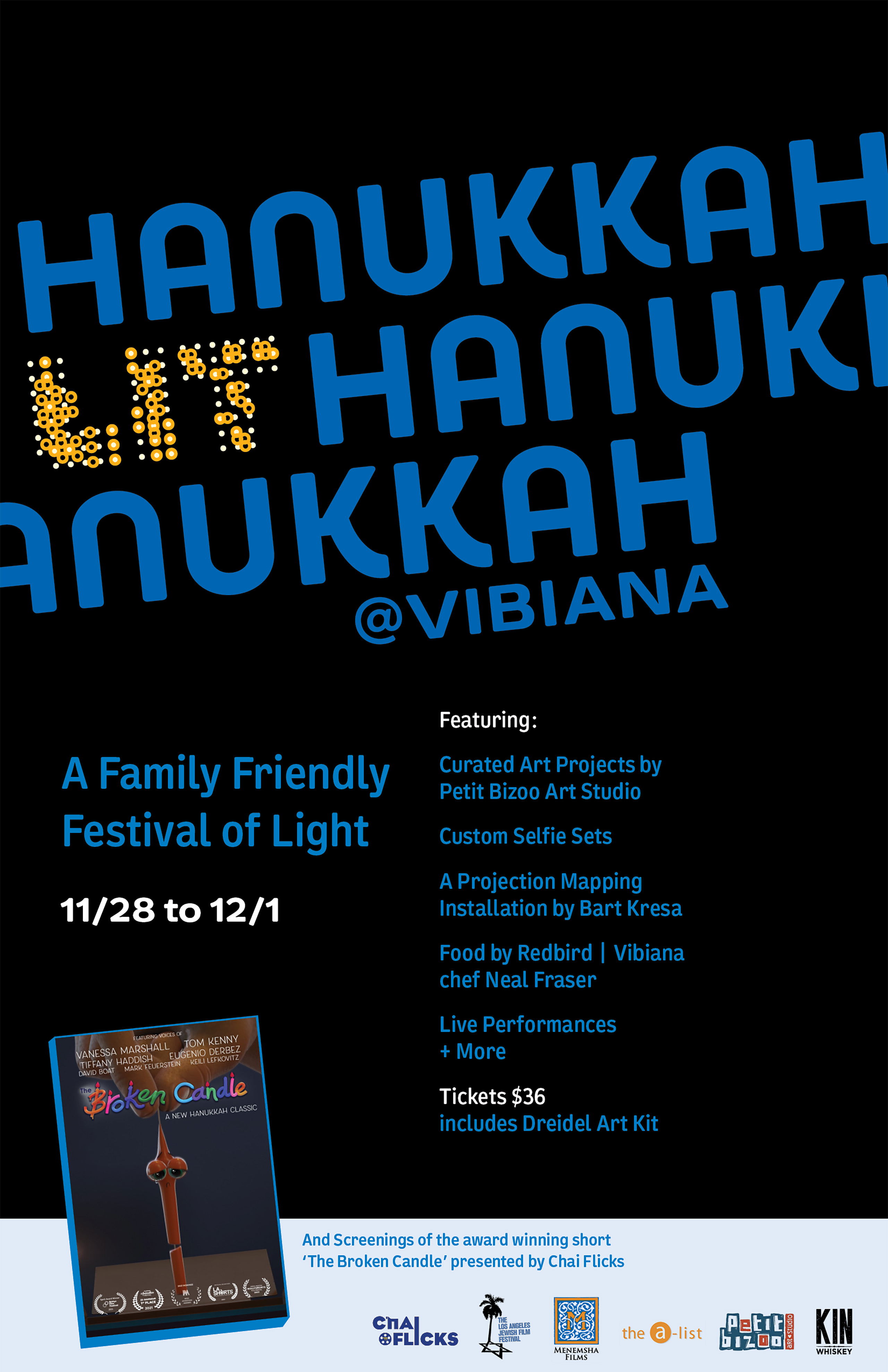 Vibiana Hanukkah Immersive Experience At Vibiana
