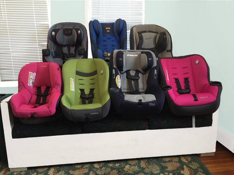 Car Seat Giveaway Seats ・  Photo by Marianne Merawi