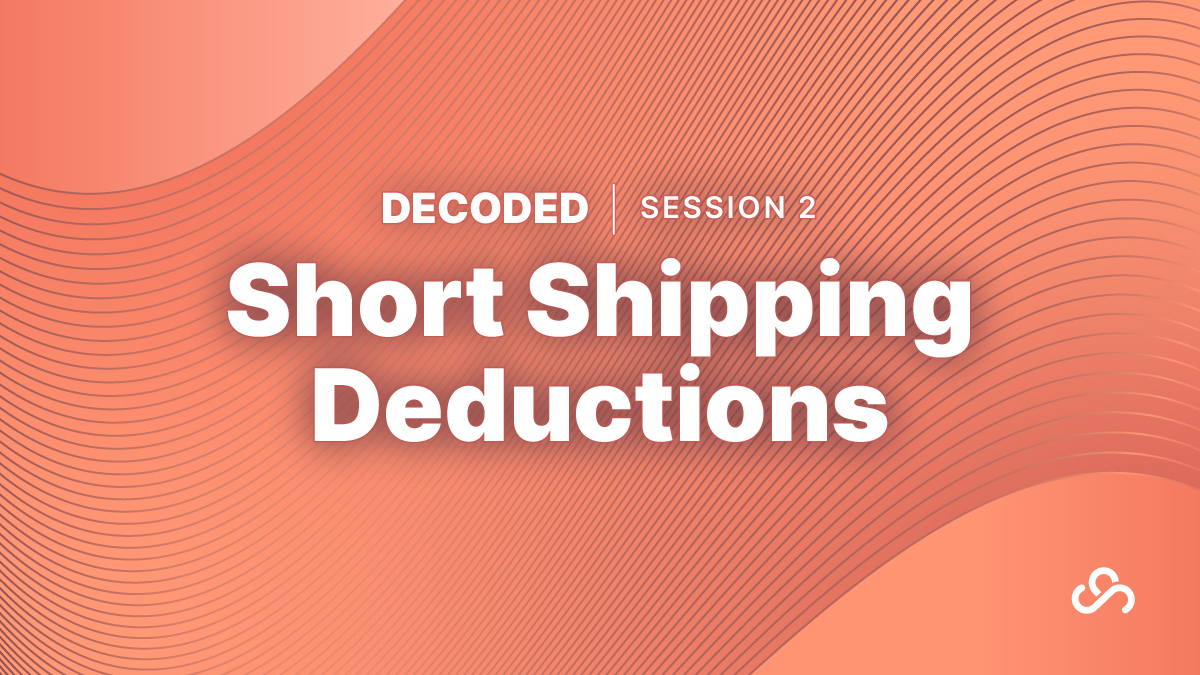Short Shipping Deductions