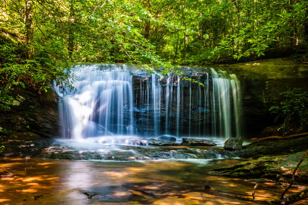 Beautiful Waterfall in Blue Ridge S. Carolina
