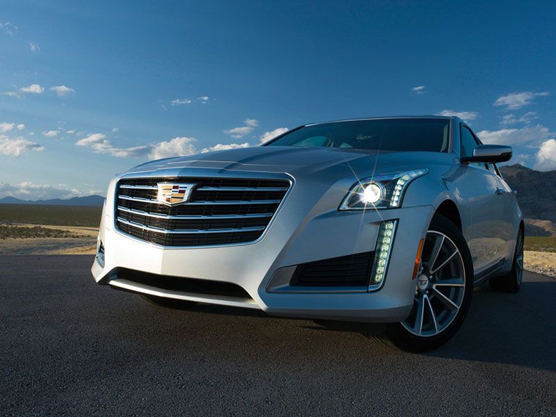 2017 Cadillac CTS exterior front view grille ・  Photo by General Motors