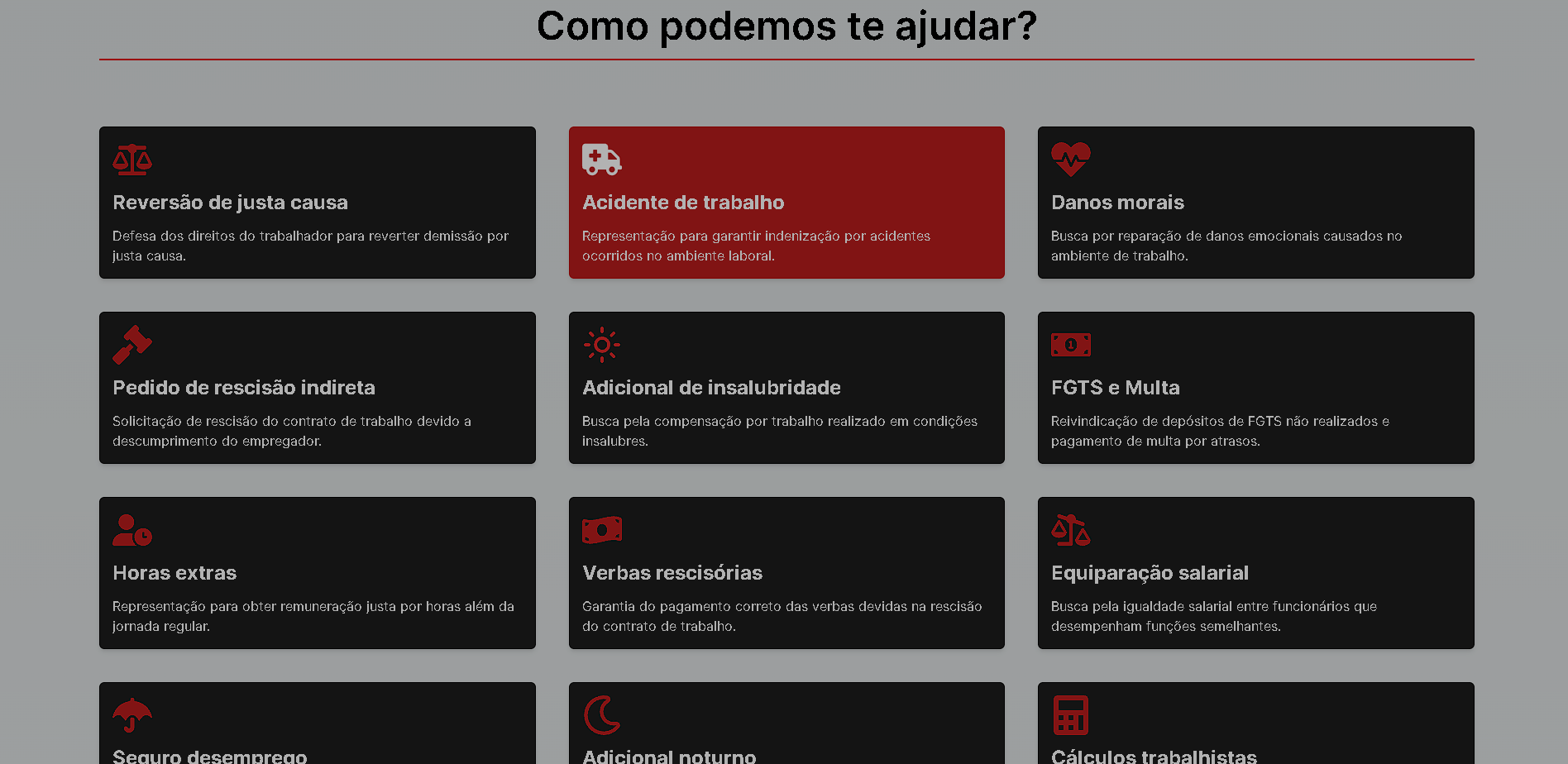 imagem da sessao Cards