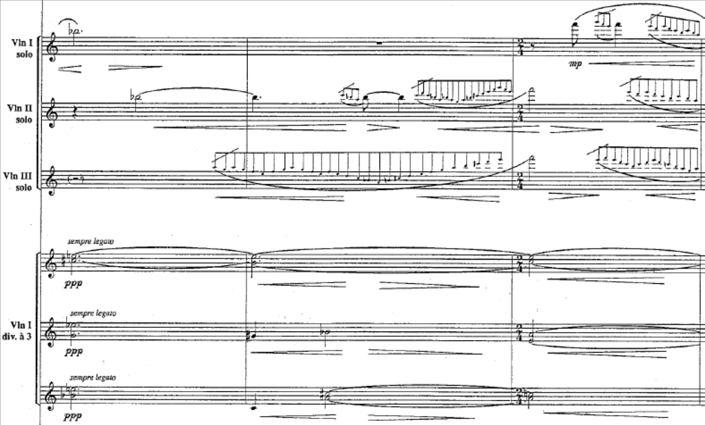 Example 1.C: Olivero, ornamental patters (bars 25-27)