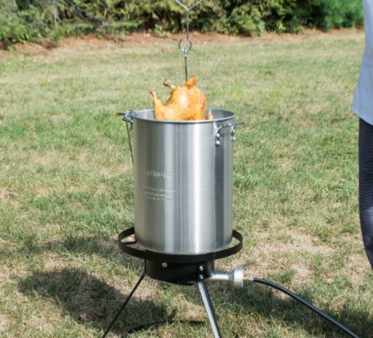Deep frying your turkey is very helpful on Thanksgiving.