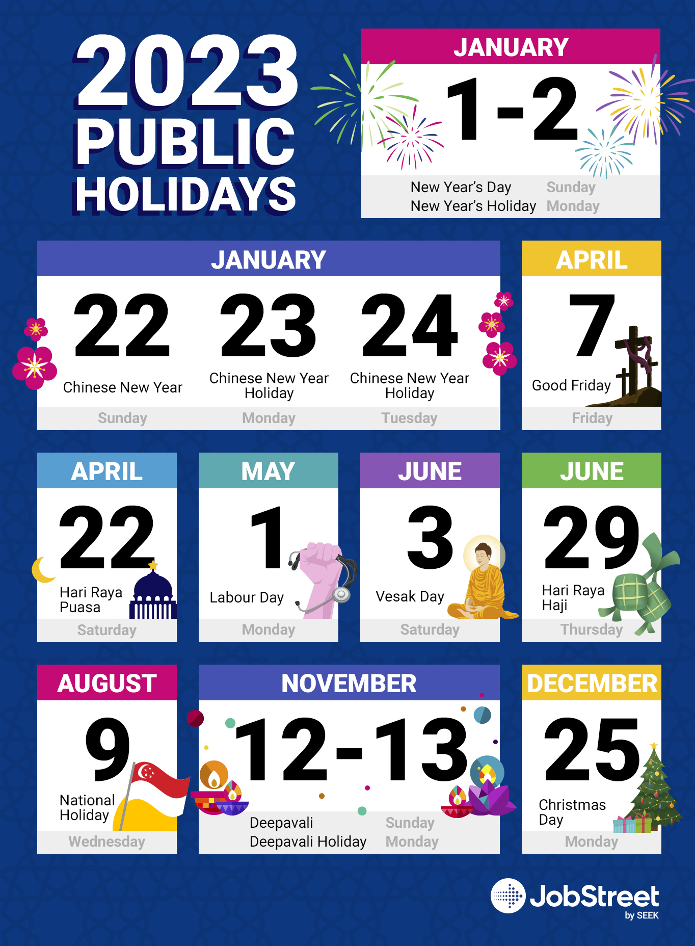 Enjoy Your Muchneeded Time Off on Singapore's Public Holidays